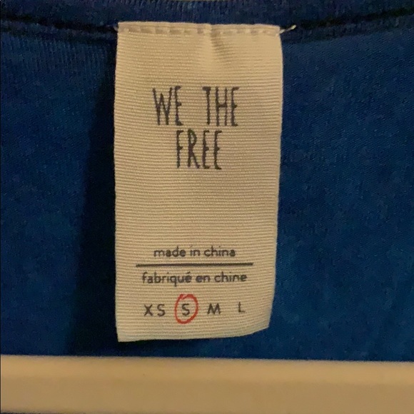 FREE PEOPLE | Blue Tank Top - Picture 2 of 2